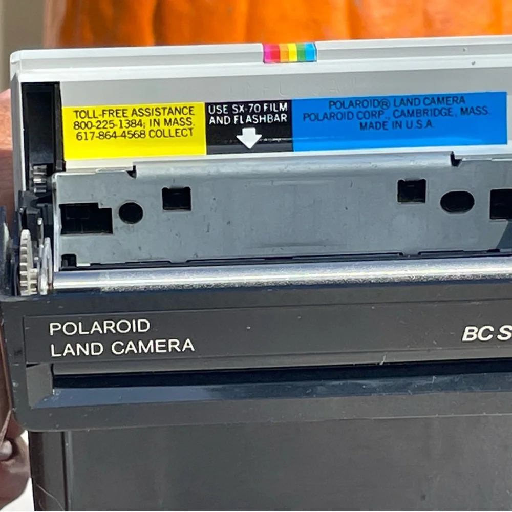 Vintage Polaroid Camera - Electronic Flash included